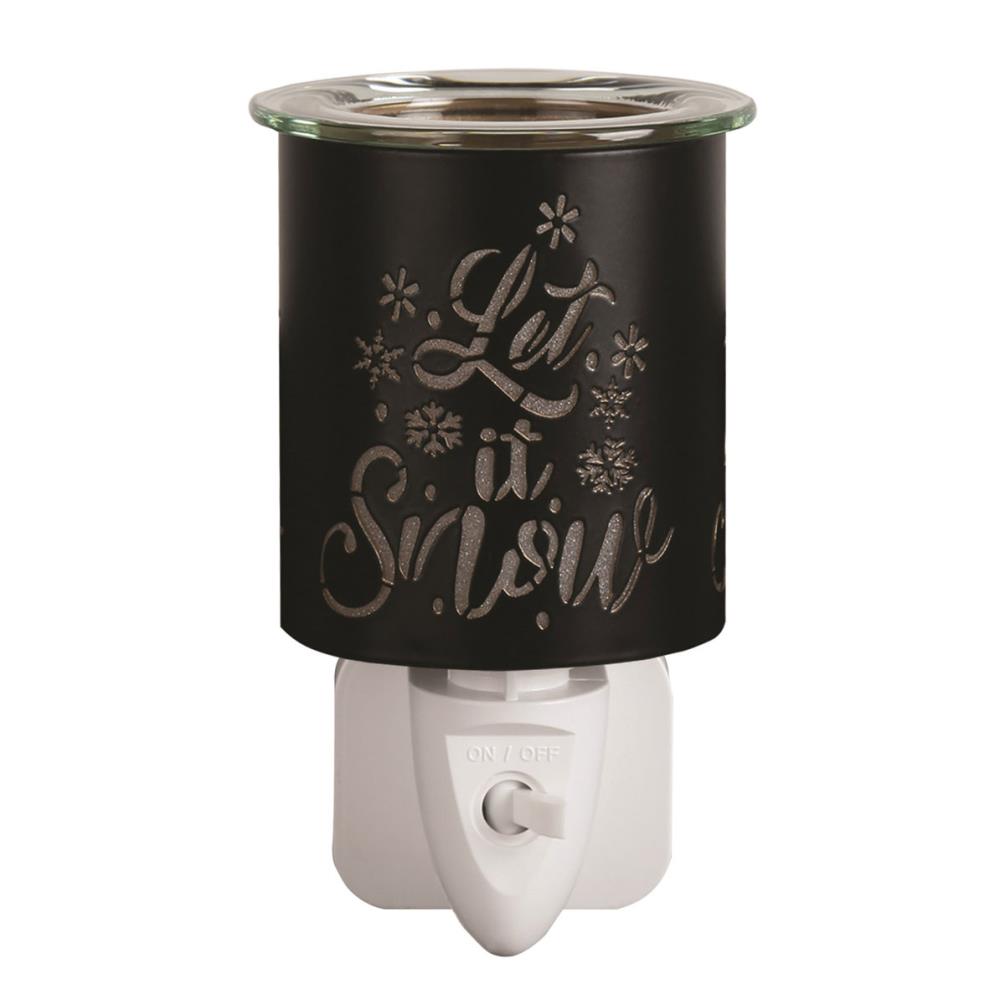 Aroma Black & Gold Let It Snow Plug In Wax Melt Warmer Extra Image 1